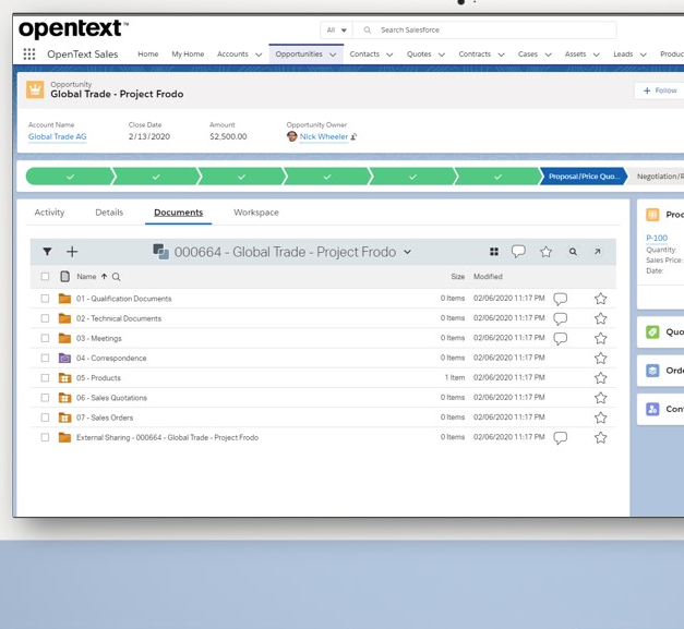 ARTICLE 4 – Salesforce / OpenText Product Management